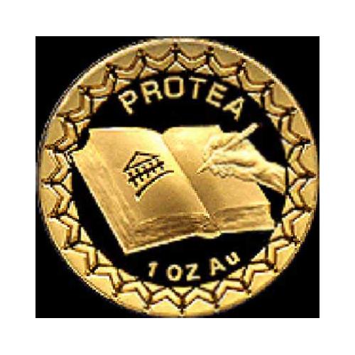 1996 The New South African Constitution Nelson Mandela Protea 1oz Gold Bull Coin Dealer Krugerrandl