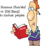 Flummox cartoon image